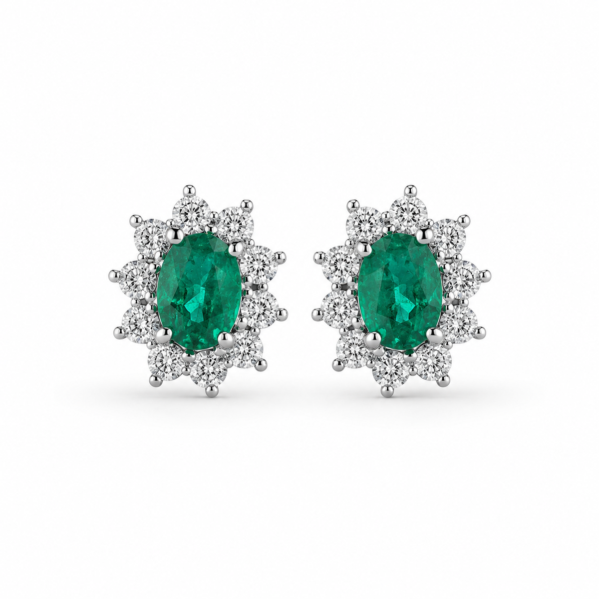 ROYAL EMERALD STUDS