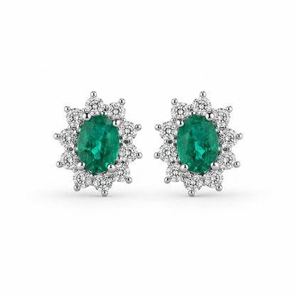 ROYAL EMERALD STUDS