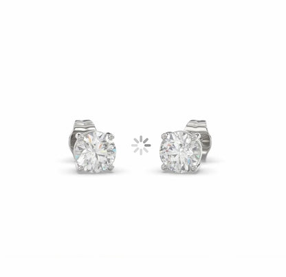 ROUND DIAMOND 4 PRONG STUD